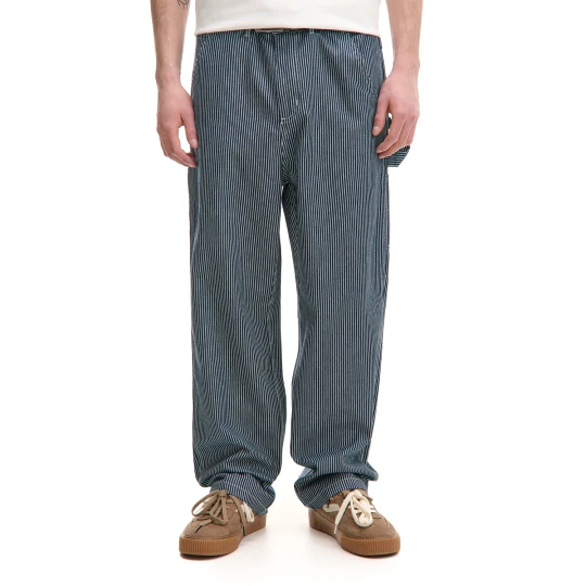 Zdjęcie produktu Cropp - Spodnie baggy w granatowe paski - granatowy