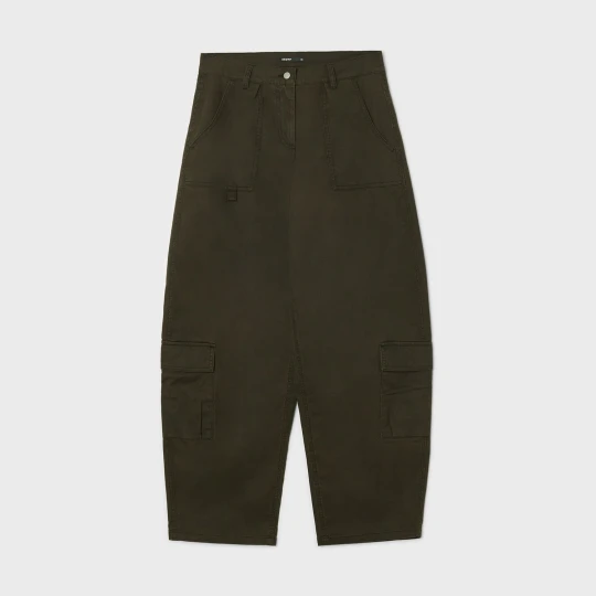 Zdjęcie produktu Cropp - Spodnie baggy z kieszeniami cargo - szary