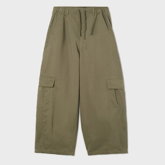 Zdjęcie produktu Cropp - Spodnie baggy z kieszeniami cargo - zielony