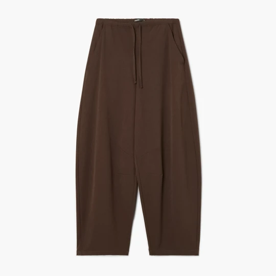 Zdjęcie produktu Cropp - Spodnie baggy z ozdobnymi zakładkami - brązowy