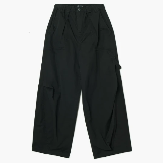 Zdjęcie produktu Cropp - Spodnie baggy z ozdobnymi zakładkami - czarny