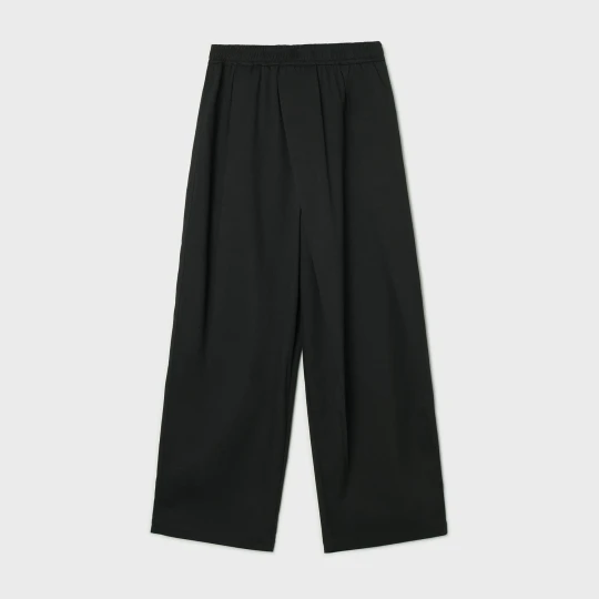 Zdjęcie produktu Cropp - Spodnie baggy z ozdobnymi zakładkami - czarny