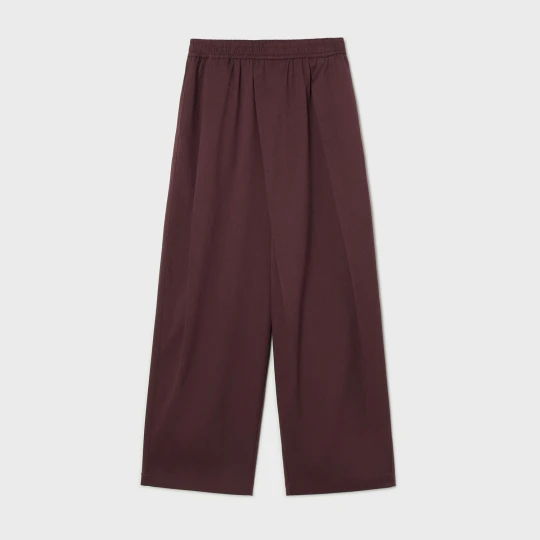 Zdjęcie produktu Cropp - Spodnie baggy z ozdobnymi zakładkami - kasztanowy