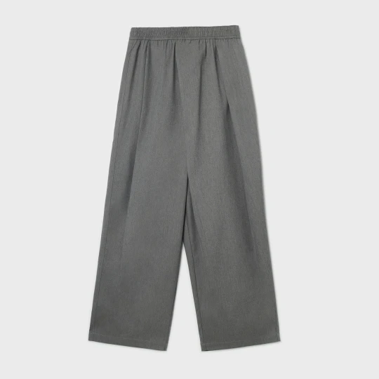 Zdjęcie produktu Cropp - Spodnie baggy z ozdobnymi zakładkami - szary