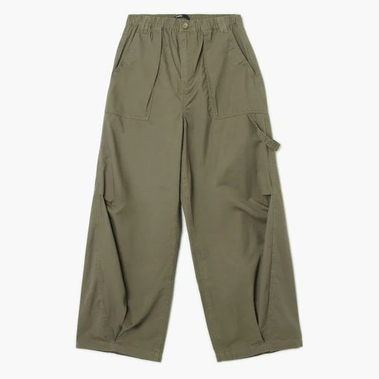 Zdjęcie produktu Cropp - Spodnie baggy z ozdobnymi zakładkami - zielony