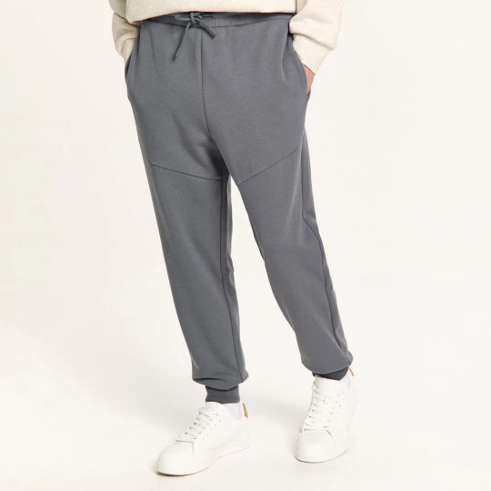 Zdjęcie produktu Cropp - Spodnie joggery regular z kieszenią na zamek - szary