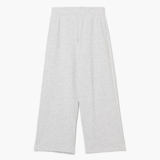 Zdjęcie produktu Cropp - Spodnie wide leg z efektem sprania PETITE - jasny szary