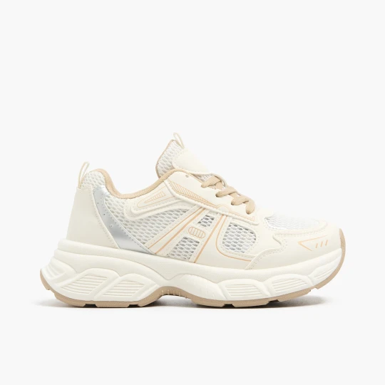Zdjęcie produktu Cropp - Sportowe sneakersy ecru - beżowy