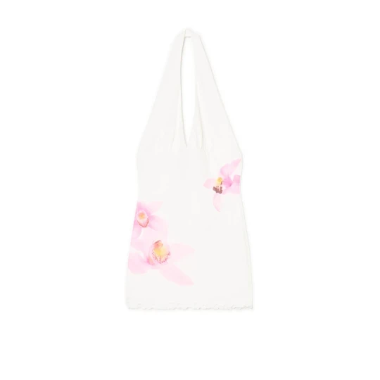 Zdjęcie produktu Cropp - Sukienka mini w orchidee - biały