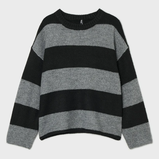 Zdjęcie produktu Cropp - Sweter w szare paski - szary