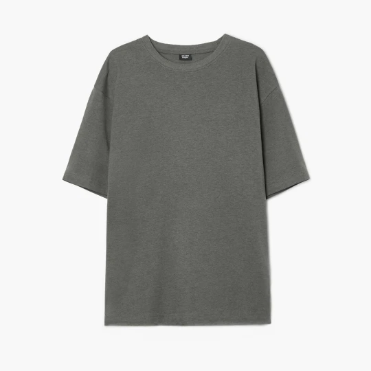 Zdjęcie produktu Cropp - Szara koszulka basic - szary