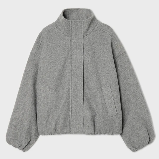 Zdjęcie produktu Cropp - Szara kurtka bomber oversize - szary