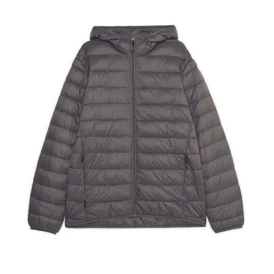 Zdjęcie produktu Cropp - Szara kurtka puffer z kapturem - szary