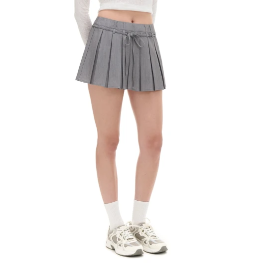 Zdjęcie produktu Cropp - Szara plisowana spódnica mini - szary