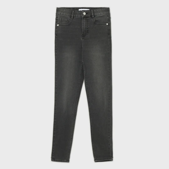 Zdjęcie produktu Cropp - Szare jeansy skinny z kieszeniami - szary