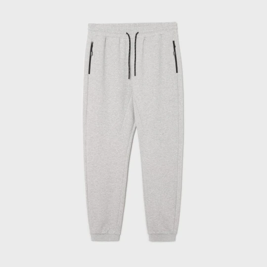 Zdjęcie produktu Cropp - Szare joggery z napisem - jasny szary