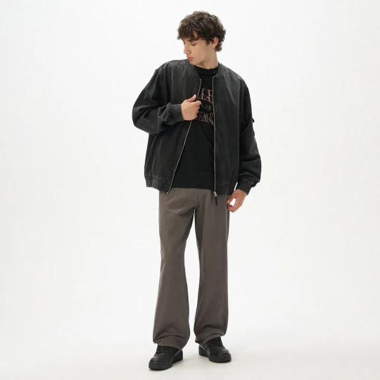 Zdjęcie produktu Cropp - Szare spodnie baggy - szary