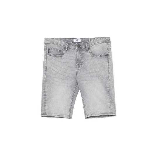 Zdjęcie produktu Cropp - Szare szorty jeansowe skinny - jasny szary