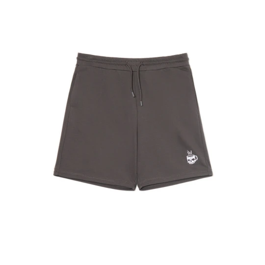 Zdjęcie produktu Cropp - Szare szorty z naszywką - szary