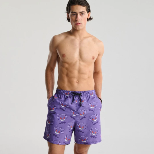 Zdjęcie produktu Cropp - Szorty kąpielowe Pokémon Gengar - fioletowy