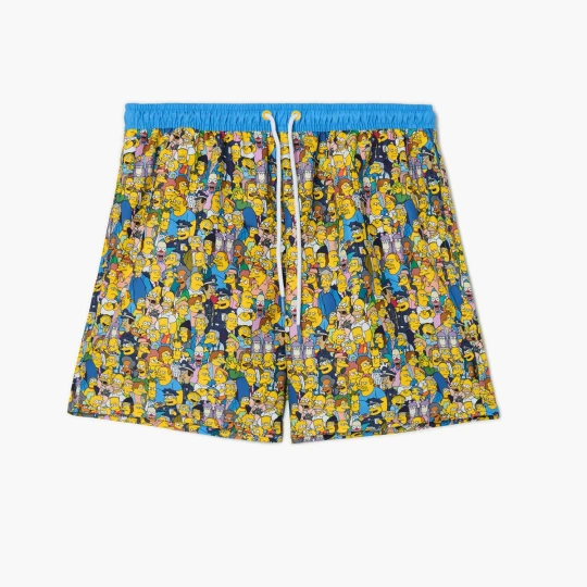 Zdjęcie produktu Cropp - Szorty kąpielowe z postaciami The Simpsons - niebieski