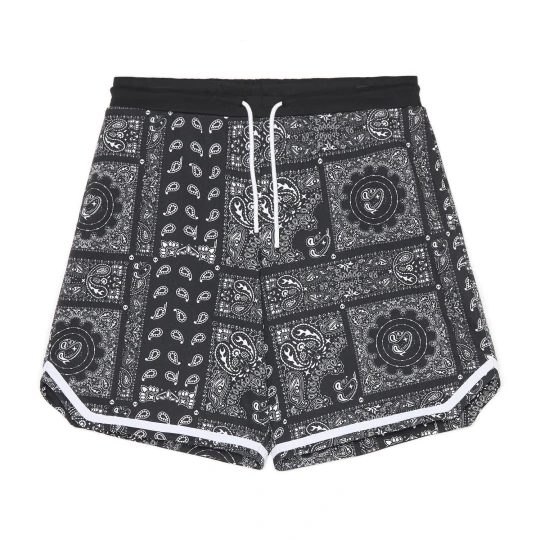 Zdjęcie produktu Cropp - Szorty z nadrukiem paisley - czarny