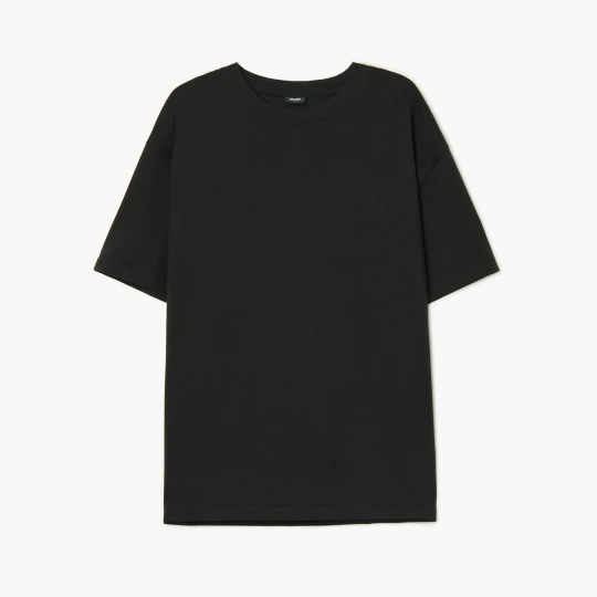 Zdjęcie produktu Cropp - T-shirt z dużym napisem na plecach - czarny