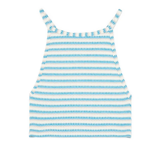 Zdjęcie produktu Cropp - Top z dekoltem typu halter - turkusowy