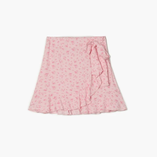 Zdjęcie produktu Cropp - Wiskozowa spódnica mini z wiązaniem - inny