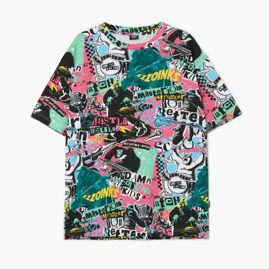 Zdjęcie produktu Cropp - Wzorzysty T-shirt Scooby-Doo - wielobarwny