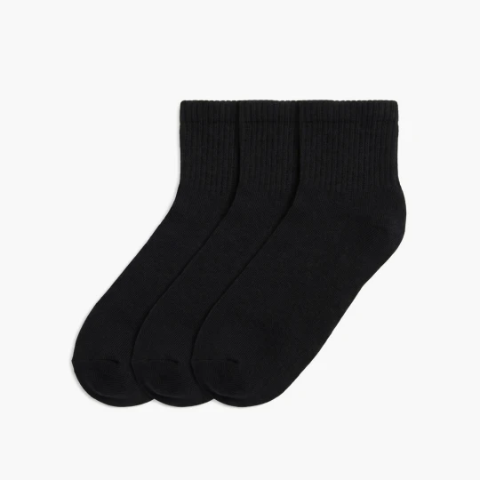 Zdjęcie produktu Cropp - Zestaw czarnych skarpet basic MID - czarny