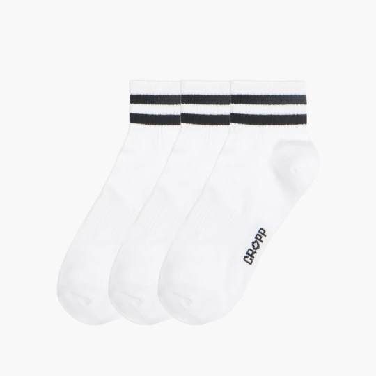 Zdjęcie produktu Cropp - Zestaw skarpet basic z ozdobnym ściągaczem - biały