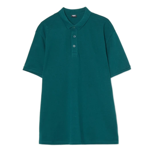 Zdjęcie produktu Cropp - Zielona koszulka polo - zielony