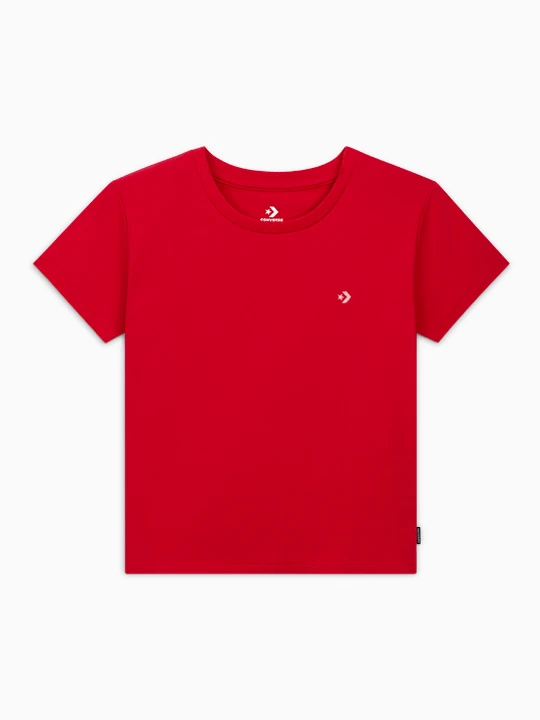 Zdjęcie produktu Cropped T-Shirt Converse Czerwony