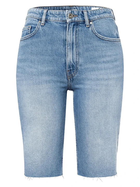 Zdjęcie produktu Cross Jeans Bermudy dżinsowe "Marisa" w kolorze błękitnym rozmiar: W26