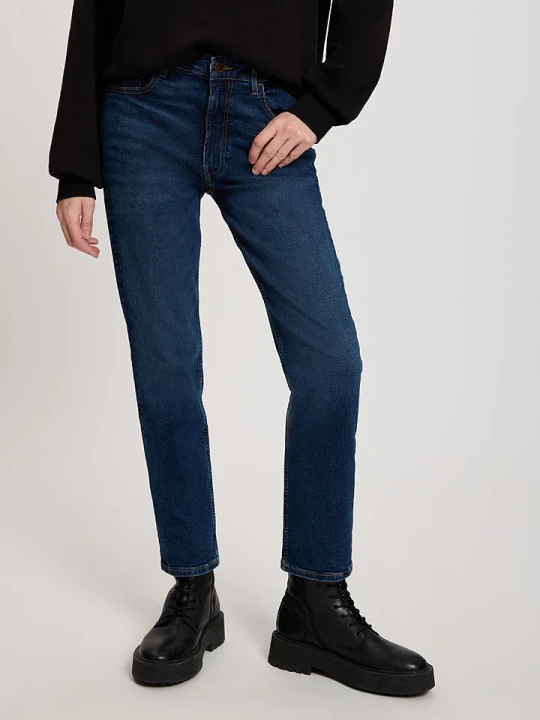 Zdjęcie produktu Cross Jeans Dżinsy - Regular fit - w kolorze granatowym rozmiar: 28W
