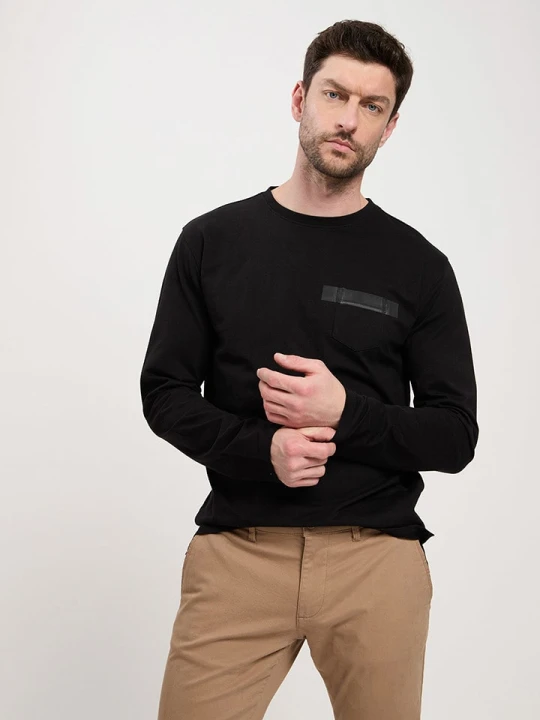 Zdjęcie produktu Cross Jeans Koszulka w kolorze czarnym rozmiar: S
