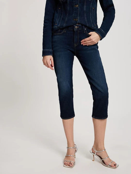 Zdjęcie produktu Cross Jeans Rybaczki dżinsowe w kolorze granatowym rozmiar: 31W