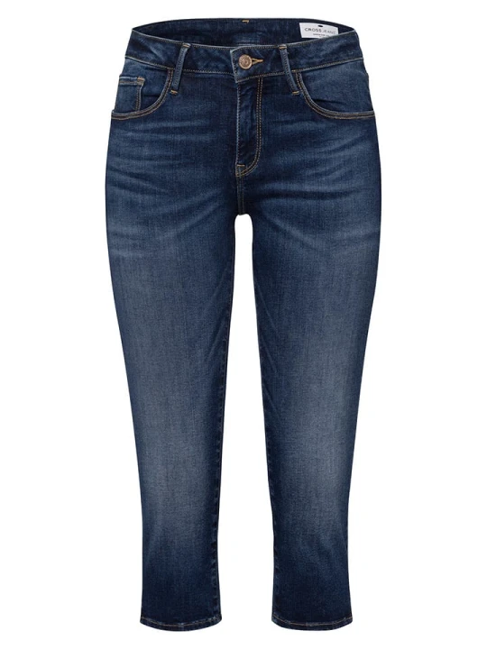 Zdjęcie produktu Cross Jeans Rybaczki dżinsowe w kolorze granatowym rozmiar: W29