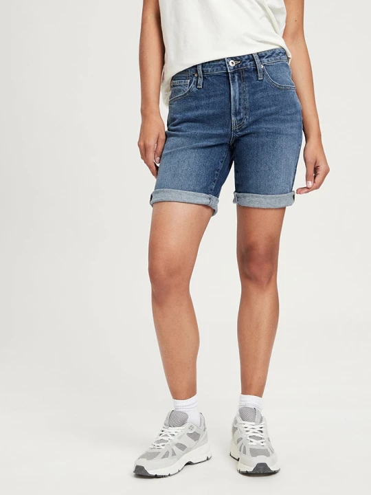 Zdjęcie produktu Cross Jeans Szorty dżinsowe w kolorze niebieskim rozmiar: W31