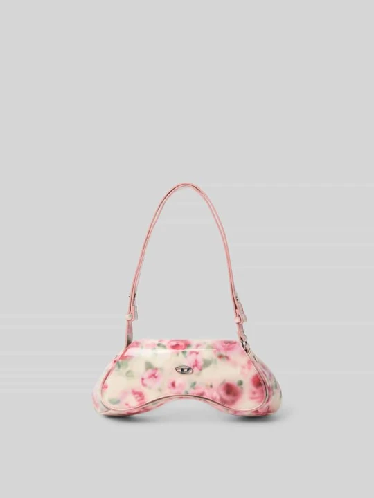 Zdjęcie produktu Crossbody Bag z detalem z logo Diesel Srebrny