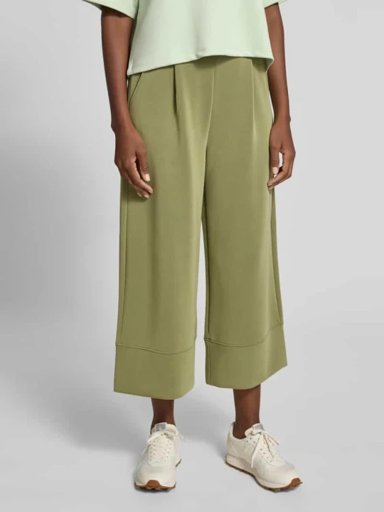 Zdjęcie produktu Culotte o kroju regular fit z mieszanki modalu s.Oliver Khaki