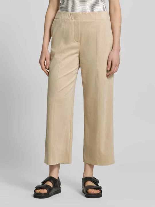 Zdjęcie produktu Culotte z efektem skóry model 'Curilo velours' Someday Beżowy