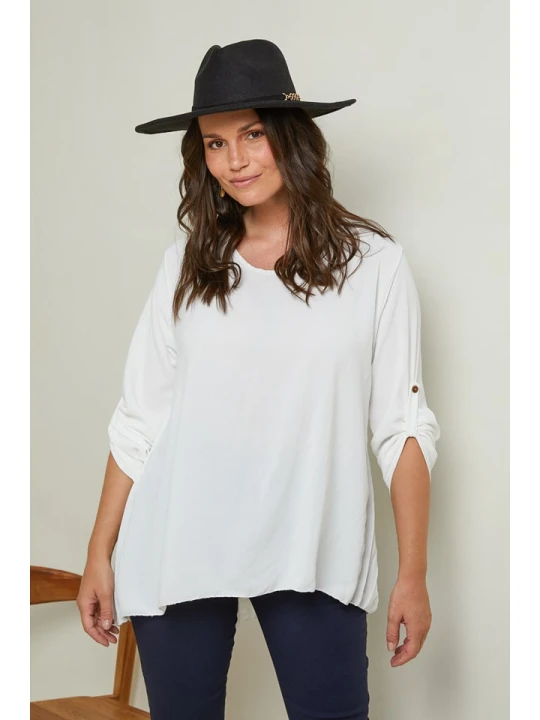 Zdjęcie produktu Curvy Lady Bluzka w kolorze białym rozmiar: 44/46