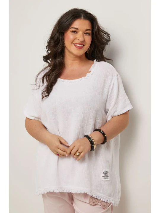 Zdjęcie produktu Curvy Lady Bluzka w kolorze białym rozmiar: 48/50