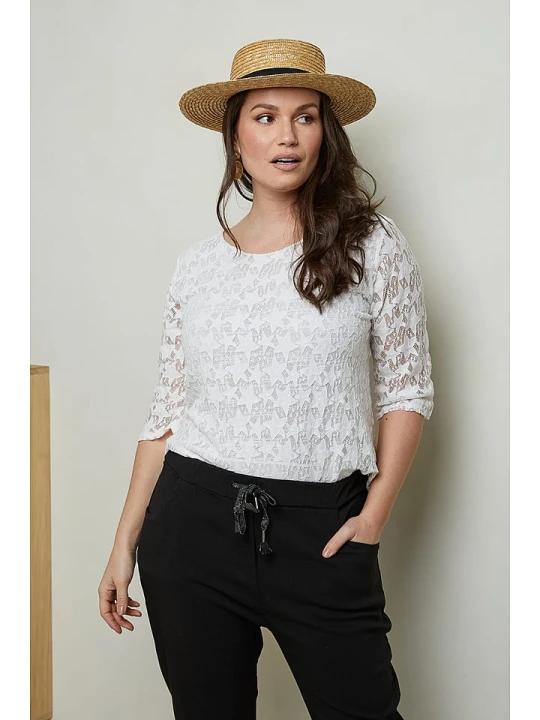 Zdjęcie produktu Curvy Lady Bluzka w kolorze białym rozmiar: 48 / 50