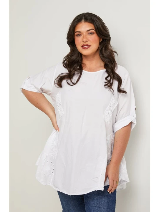 Zdjęcie produktu Curvy Lady Bluzka w kolorze białym rozmiar: 48/50
