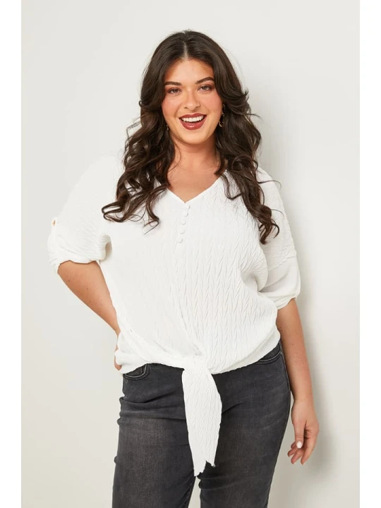 Zdjęcie produktu Curvy Lady Bluzka w kolorze białym rozmiar: 48/50