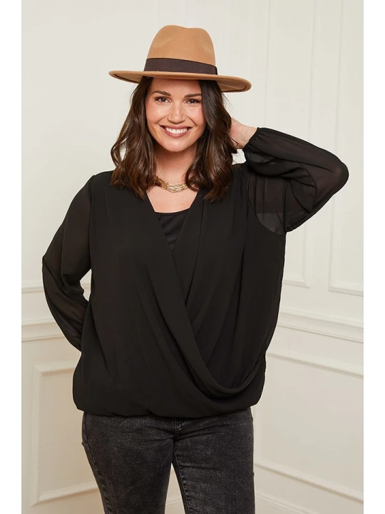 Zdjęcie produktu Curvy Lady Bluzka w kolorze czarnym rozmiar: 48/50