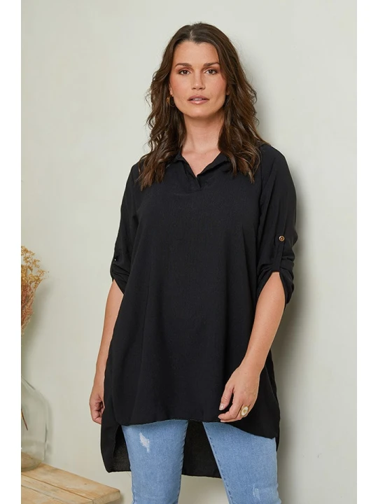 Zdjęcie produktu Curvy Lady Bluzka w kolorze czarnym rozmiar: 48/50